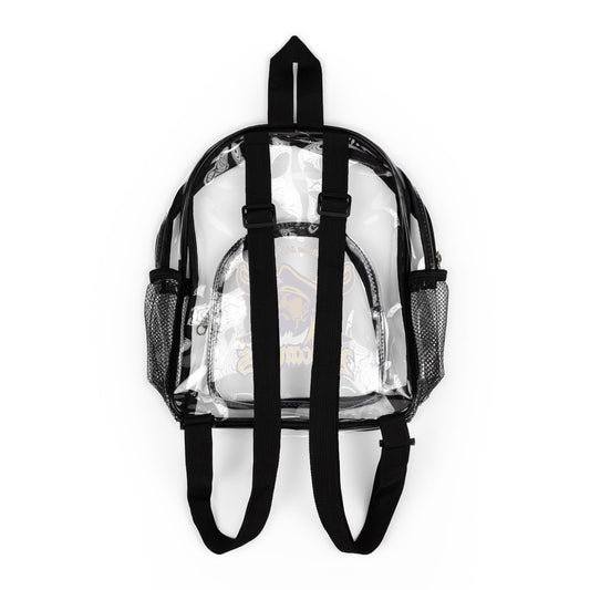 Clear Stadium Backpack with Buccaneers Logo – Transparent Game Day Bag