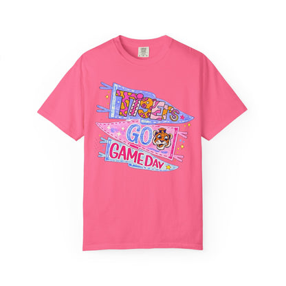 Game Day Pennant T-Shirt - 'Let's Go Game Day' Cheer Tee