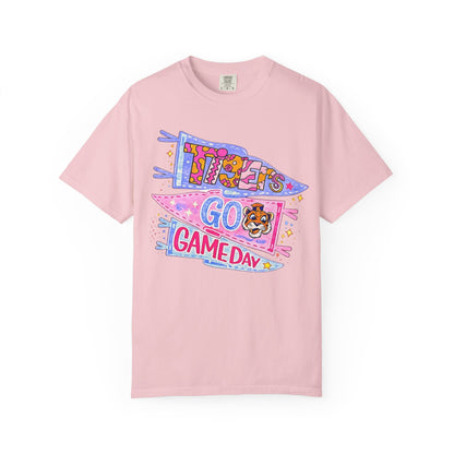 Game Day Pennant T-Shirt - 'Let's Go Game Day' Cheer Tee