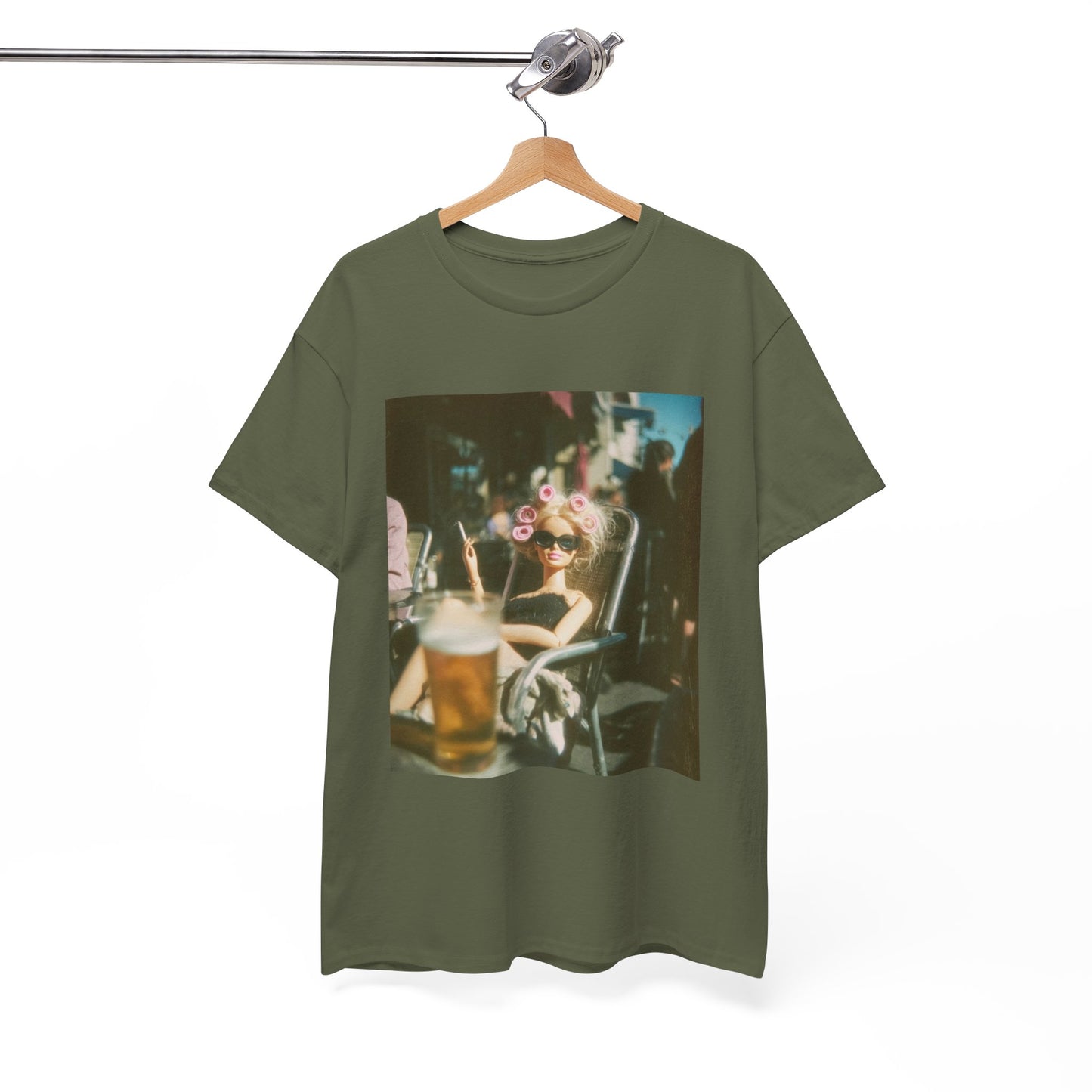Vintage Photo of Girl with Sunglasses Tee | Retro Summer Aesthetic