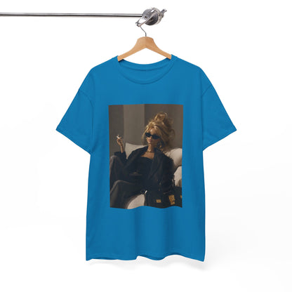 Woman in Sunglasses Illustration Tee | Retro Chic Portrait T-Shirt
