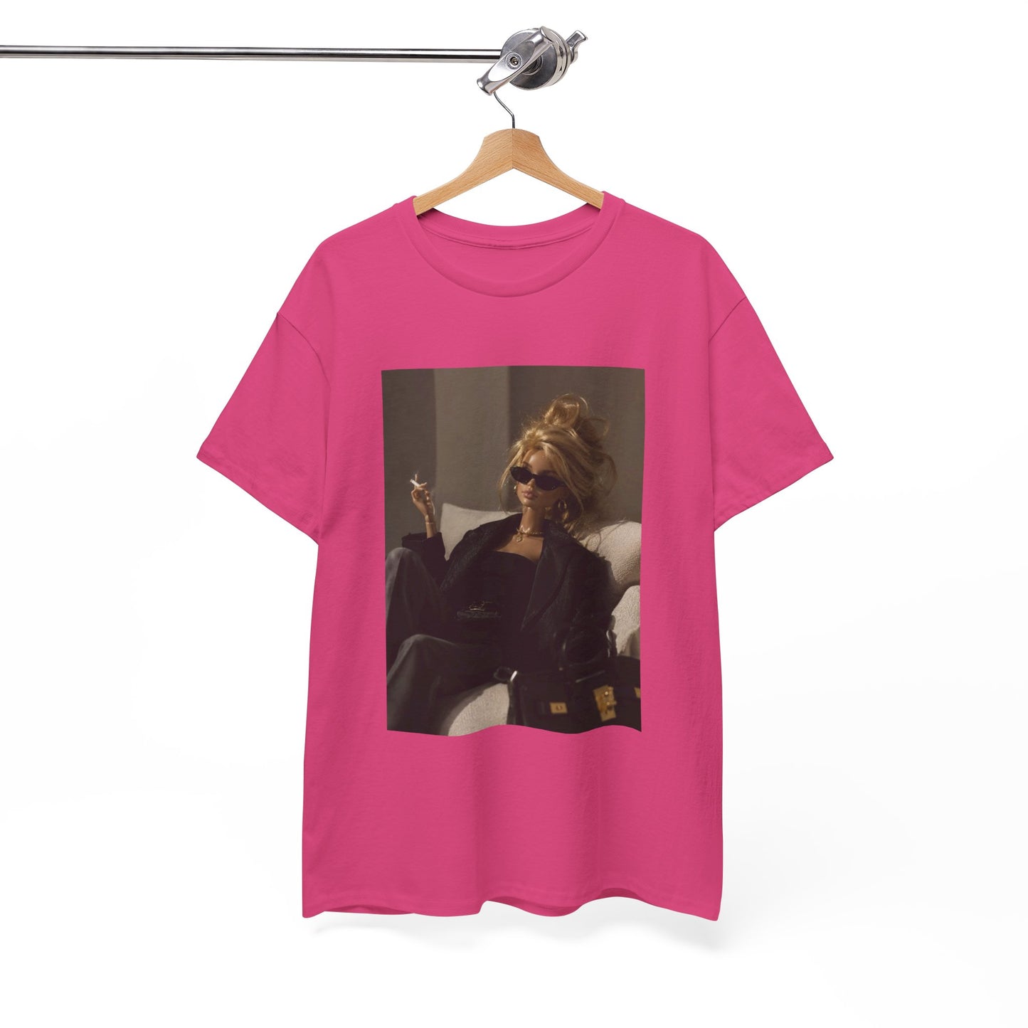 Woman in Sunglasses Illustration Tee | Retro Chic Portrait T-Shirt