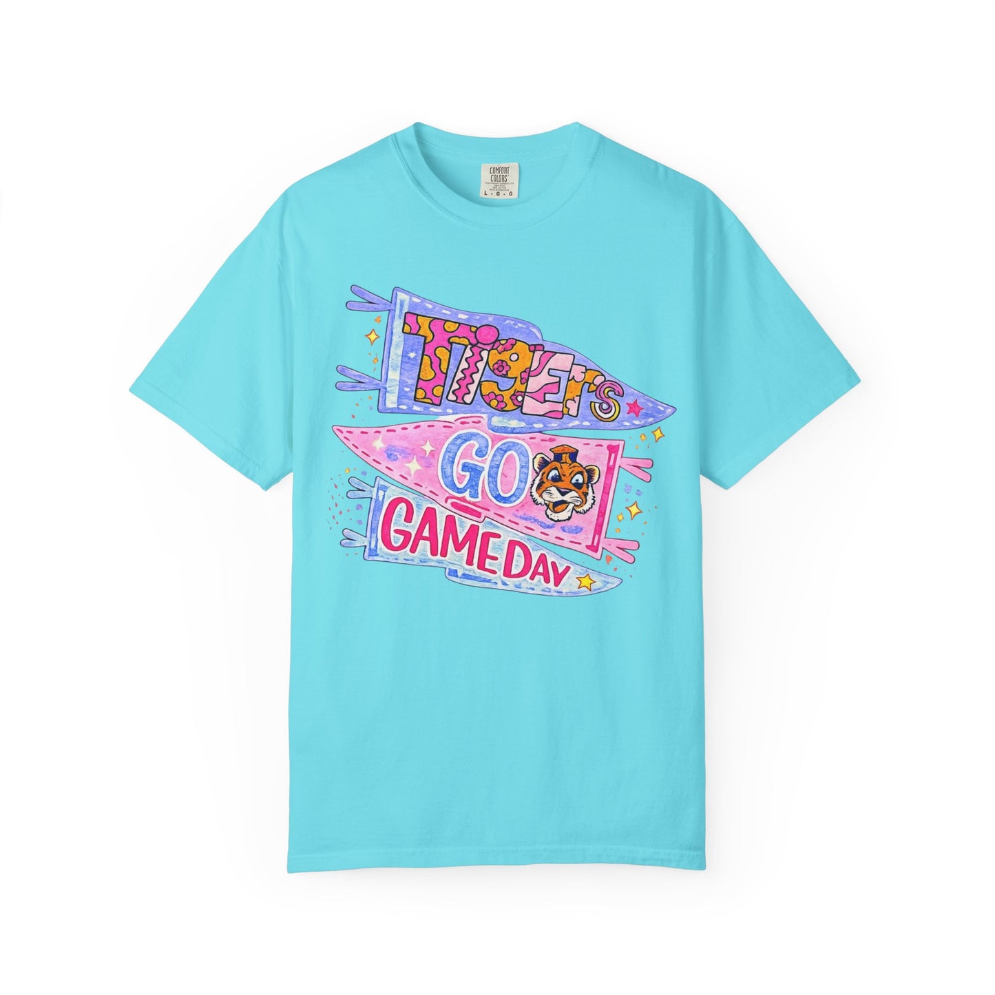 Game Day Pennant T-Shirt - 'Let's Go Game Day' Cheer Tee