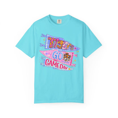 Game Day Pennant T-Shirt - 'Let's Go Game Day' Cheer Tee