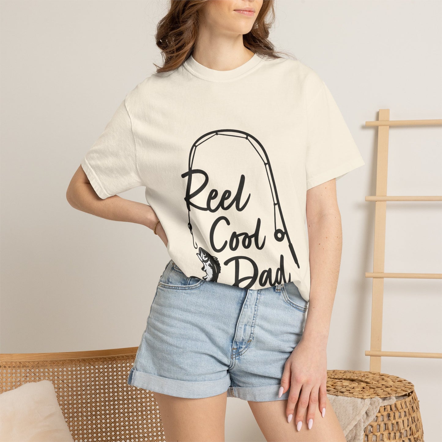 Reel Cool Dad T-Shirt – Fishing Dad Graphic Tee