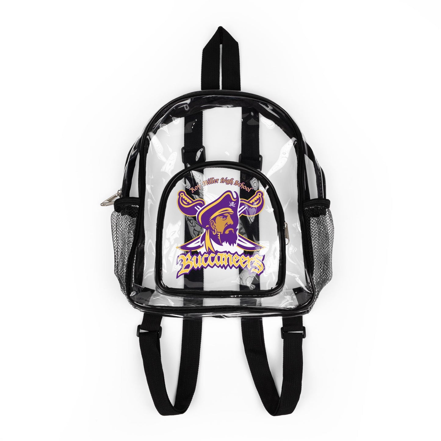 Clear Stadium Backpack with Buccaneers Logo – Transparent Game Day Bag