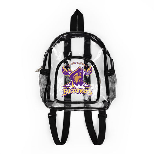Clear Stadium Backpack with Buccaneers Logo – Transparent Game Day Bag