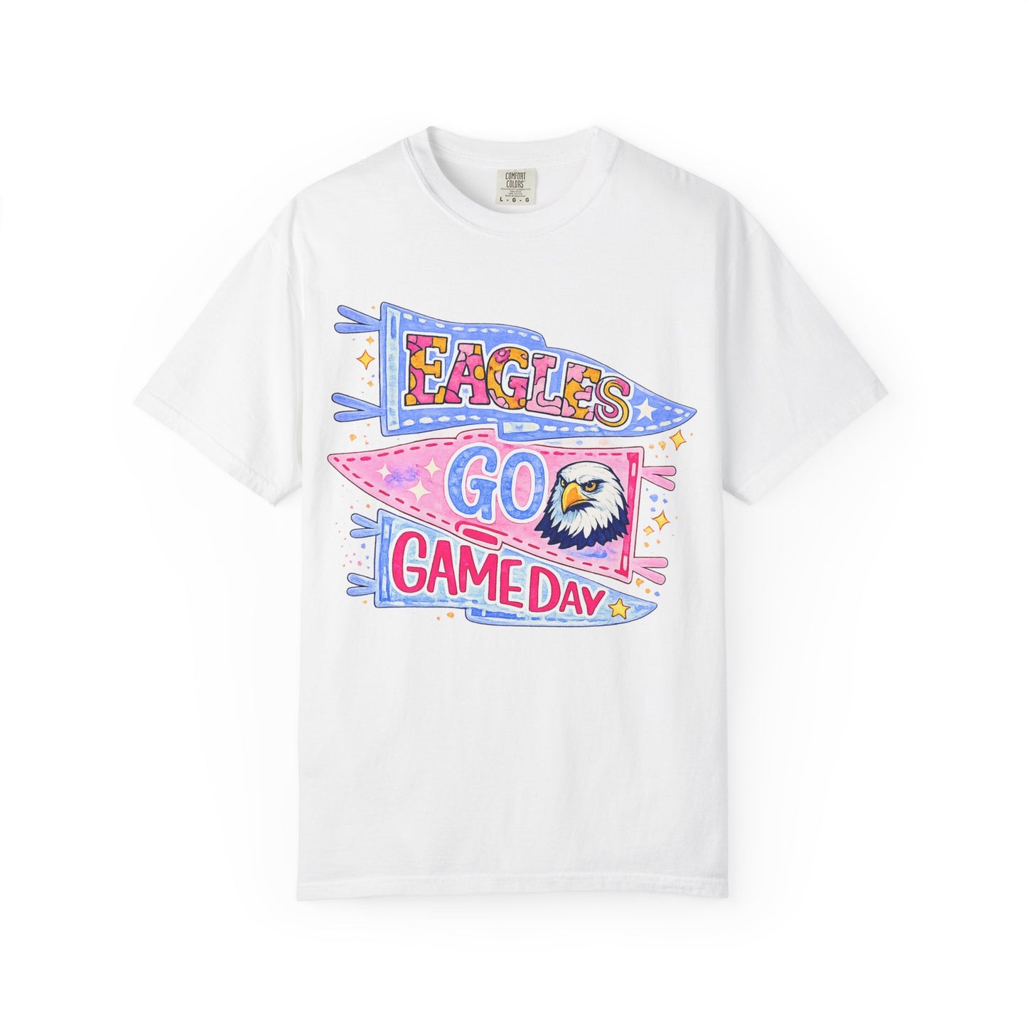 Eagles Game Day T-Shirt — ‘Go Game Day’ Vintage Pennant Football Fan Tee
