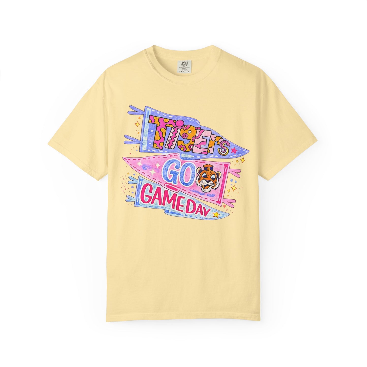 Game Day Pennant T-Shirt - 'Let's Go Game Day' Cheer Tee
