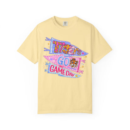 Game Day Pennant T-Shirt - 'Let's Go Game Day' Cheer Tee