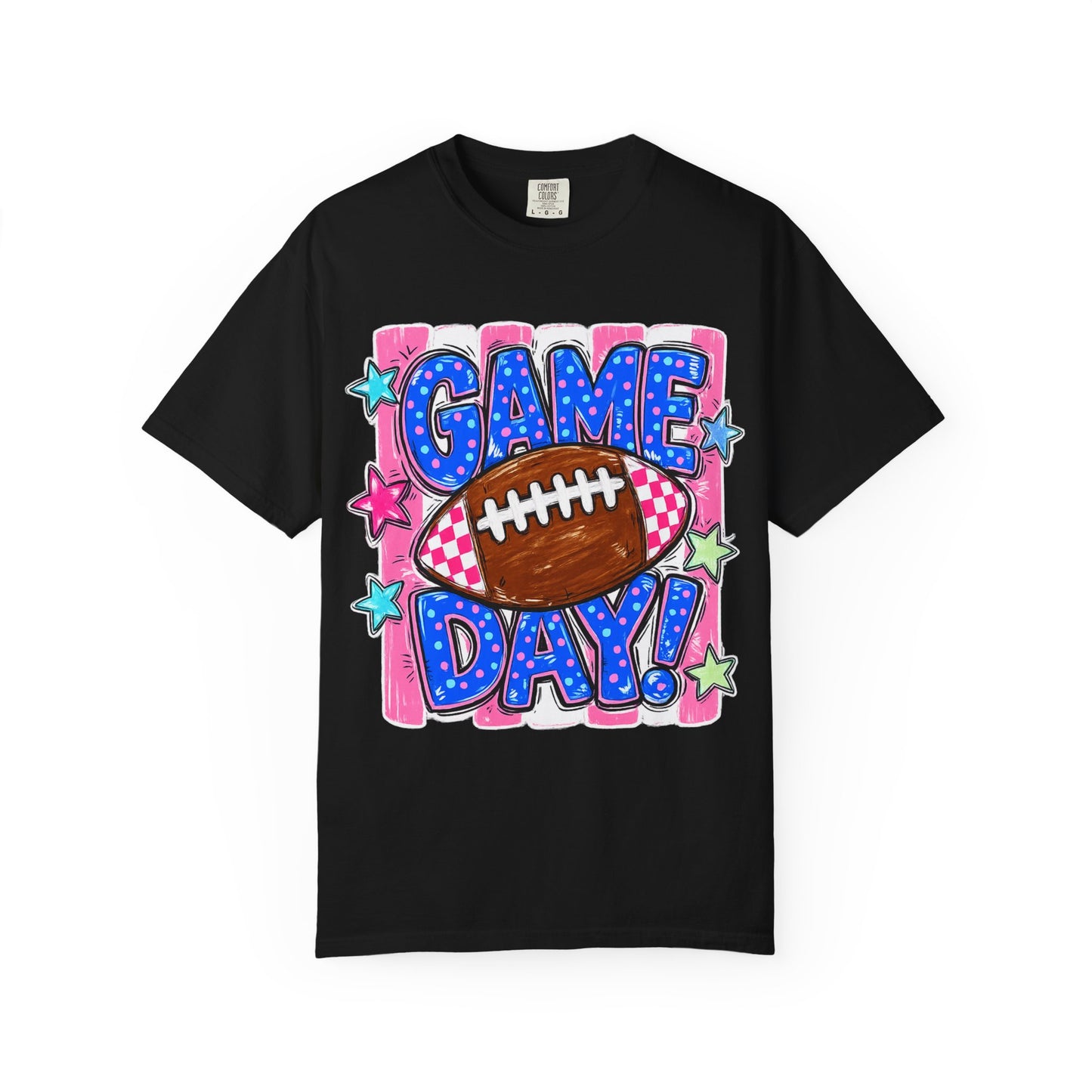 Game Day Football T-Shirt — Colorful Retro Sports Tee