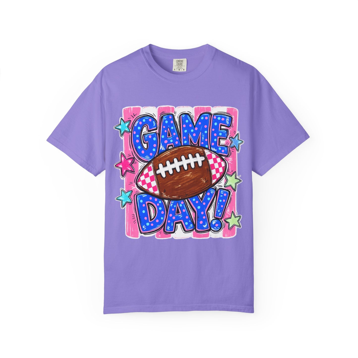 Game Day Football T-Shirt — Colorful Retro Sports Tee
