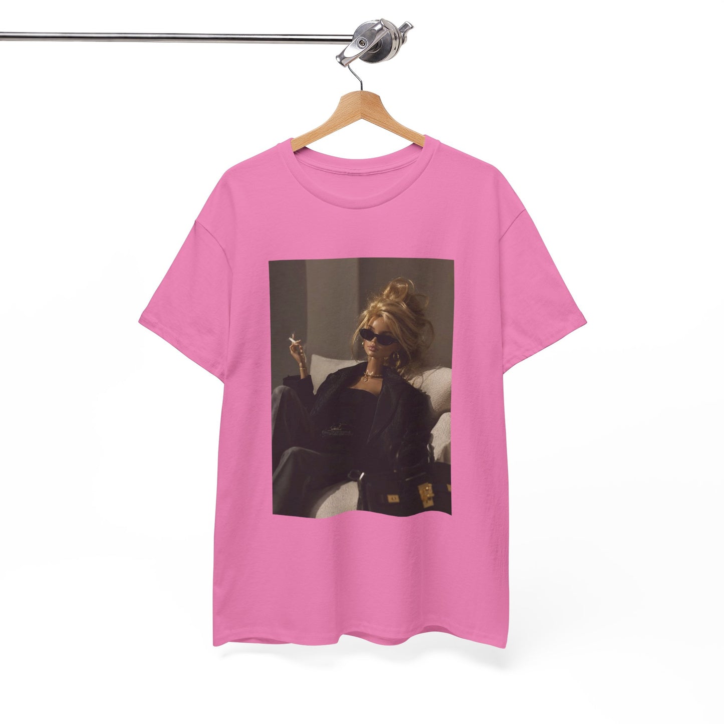 Woman in Sunglasses Illustration Tee | Retro Chic Portrait T-Shirt