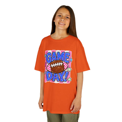 Kids Tee — "Game Day!" Football Graphic