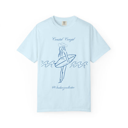 Surf Girl Graphic T-Shirt — "Coastal Concept" Vintage Surf Design